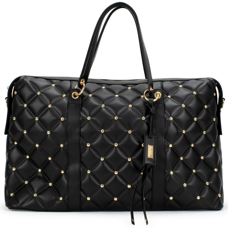 Badgley Mischka Quilted Weekender Tote Bag | Women Travel