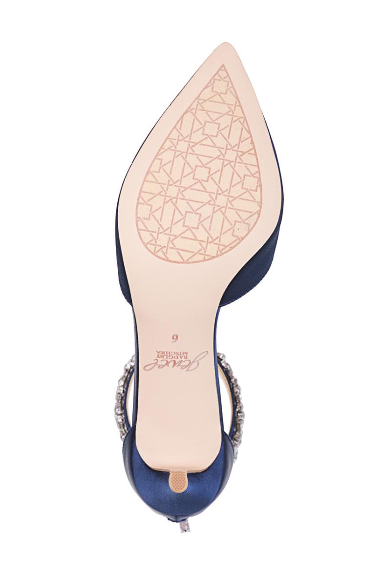 Badgley Mischka Raleigh Pointed Toe Kitten D'Orsay From Jewel Black | Women Kitten Heel