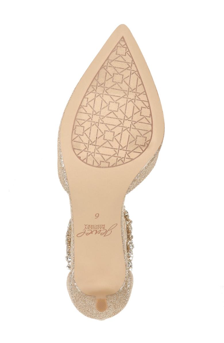 Badgley Mischka Raleigh Pointed Toe Kitten D'Orsay From Jewel Black | Women Kitten Heel