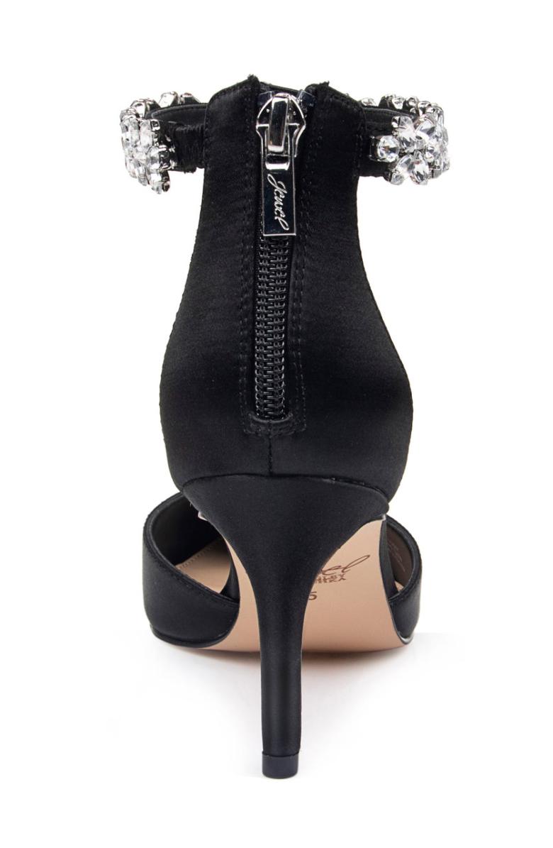 Badgley Mischka Raleigh Pointed Toe Kitten D'Orsay From Jewel Black | Women Kitten Heel