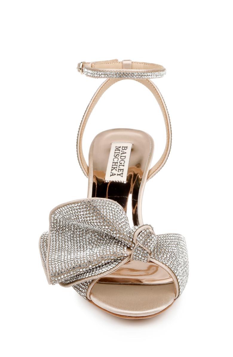 Badgley Mischka Remi Statement Kitten Heel Ivory | Women Best Sellers