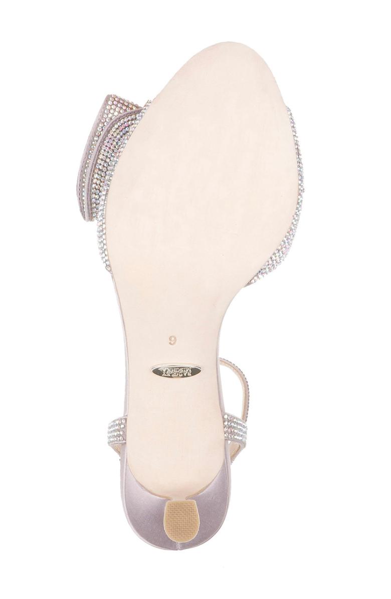 Badgley Mischka Remi Statement Kitten Heel Ivory | Women Best Sellers