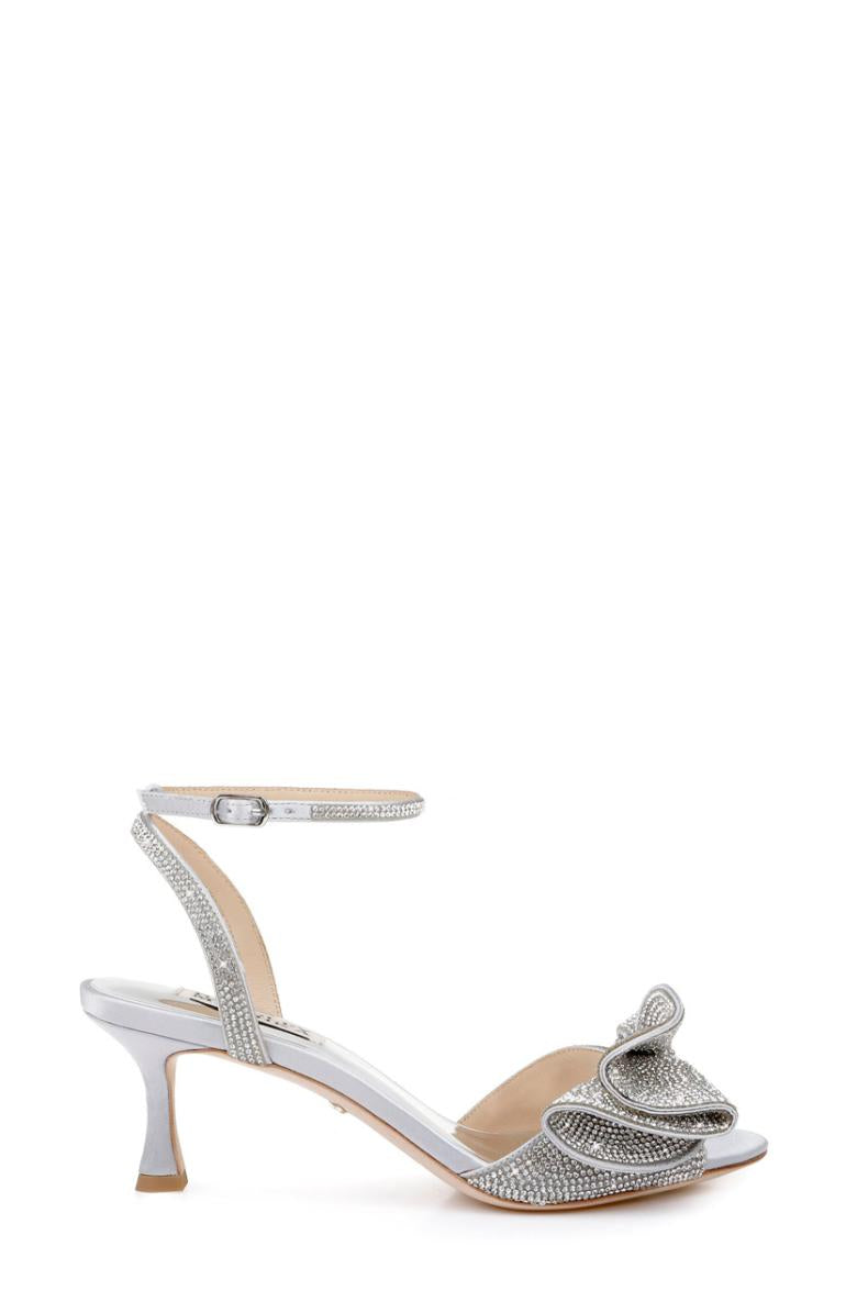 Badgley Mischka Remi Statement Kitten Heel Ivory | Women Best Sellers