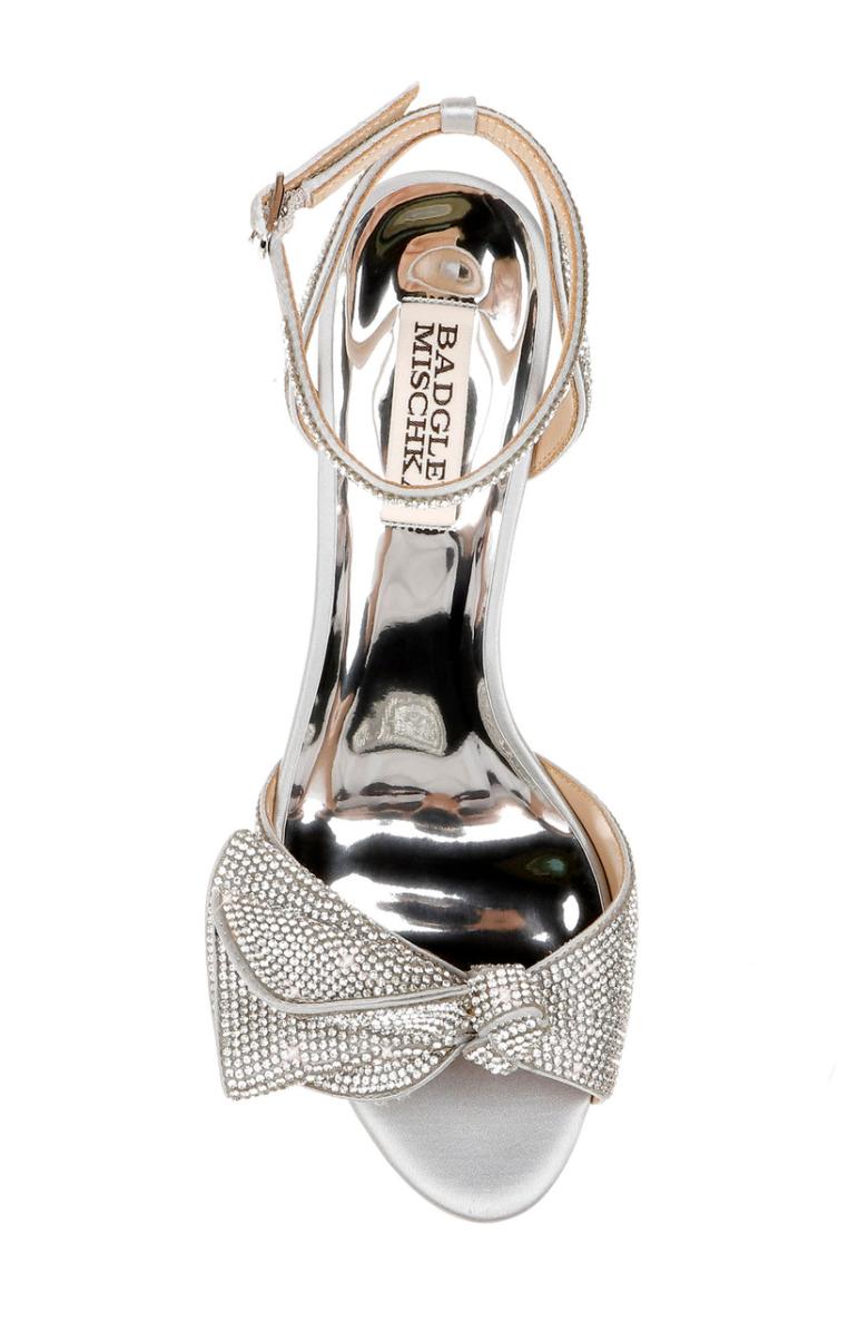 Badgley Mischka Remi Statement Kitten Heel Ivory | Women Best Sellers