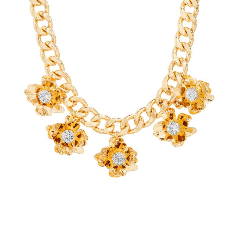 Badgley Mischka Riveting Flower Charm Necklace | Women Fashion Jewelry