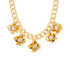 Badgley Mischka Riveting Flower Charm Necklace | Women Fashion Jewelry