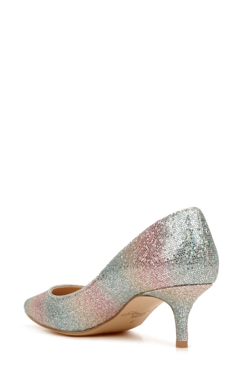 Badgley Mischka Royalty Pointed Toe Kitten Heel From Jewel Black | Women Kitten Heel