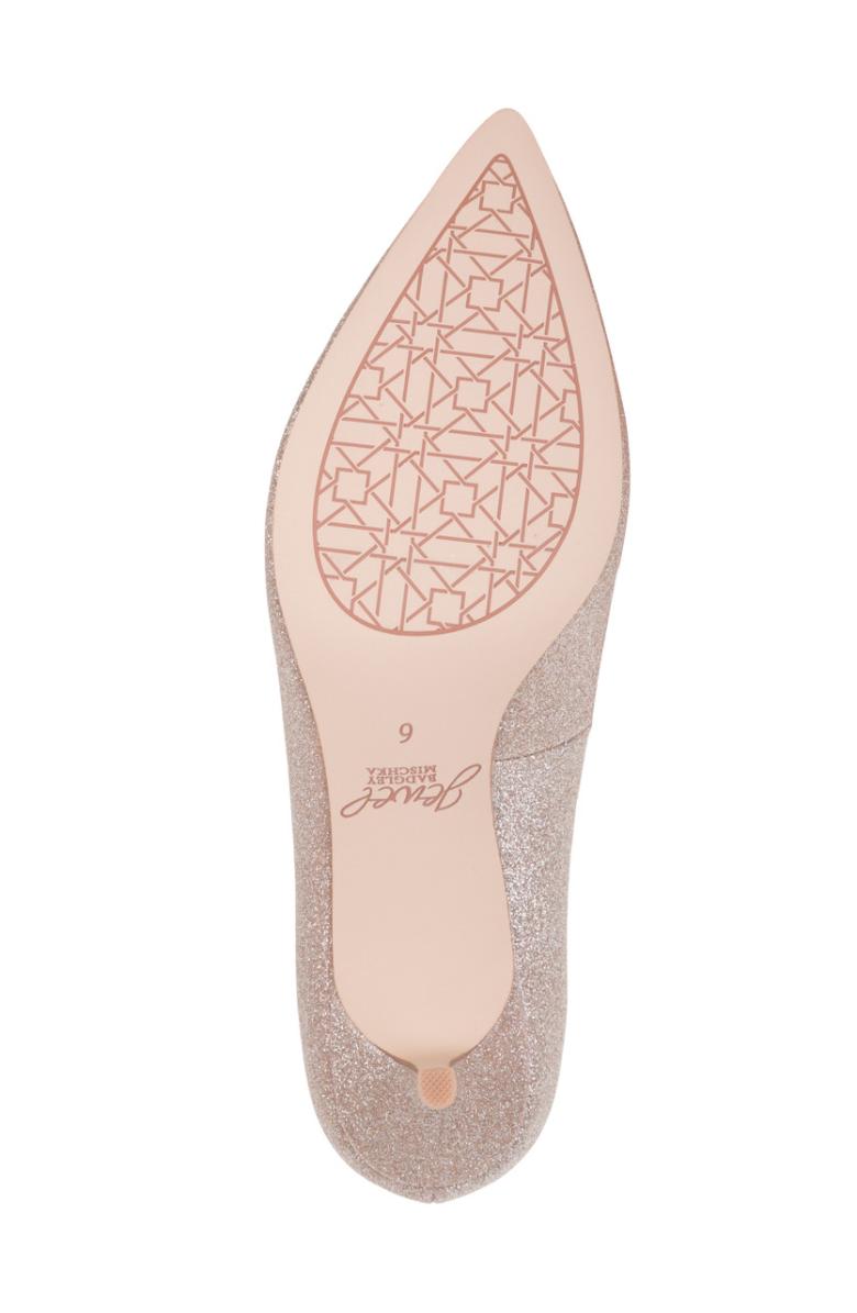 Badgley Mischka Royalty Pointed Toe Kitten Heel From Jewel Black | Women Kitten Heel