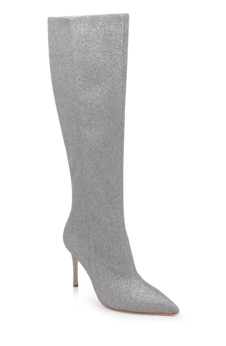 Badgley Mischka Runway Knee High Boot Black | Women Stiletto