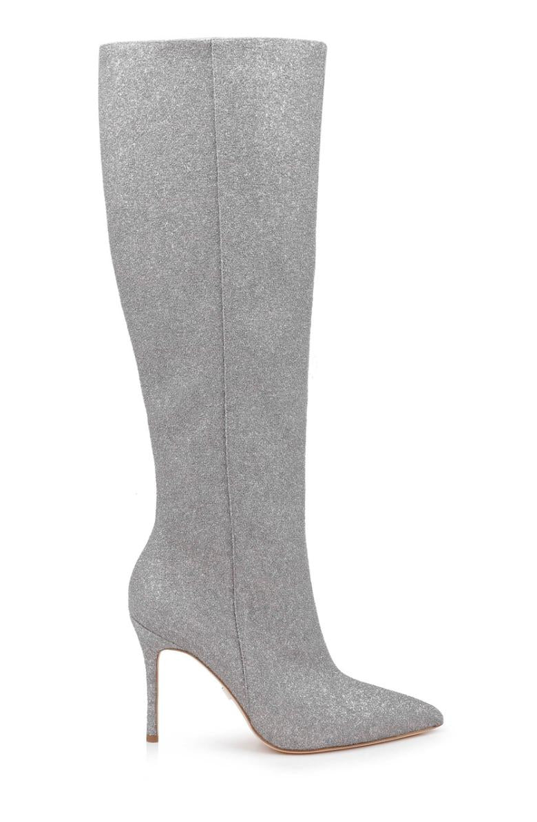 Badgley Mischka Runway Knee High Boot Black | Women Stiletto