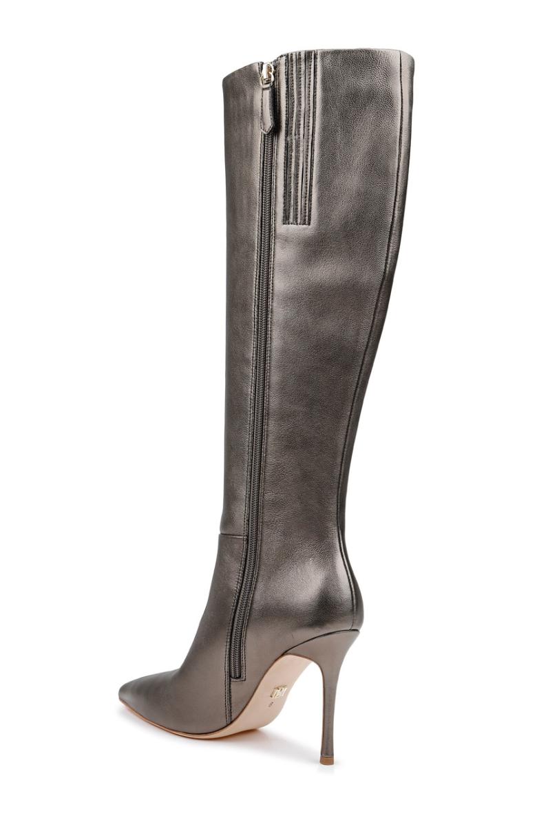 Badgley Mischka Runway Knee High Boot Black | Women Stiletto