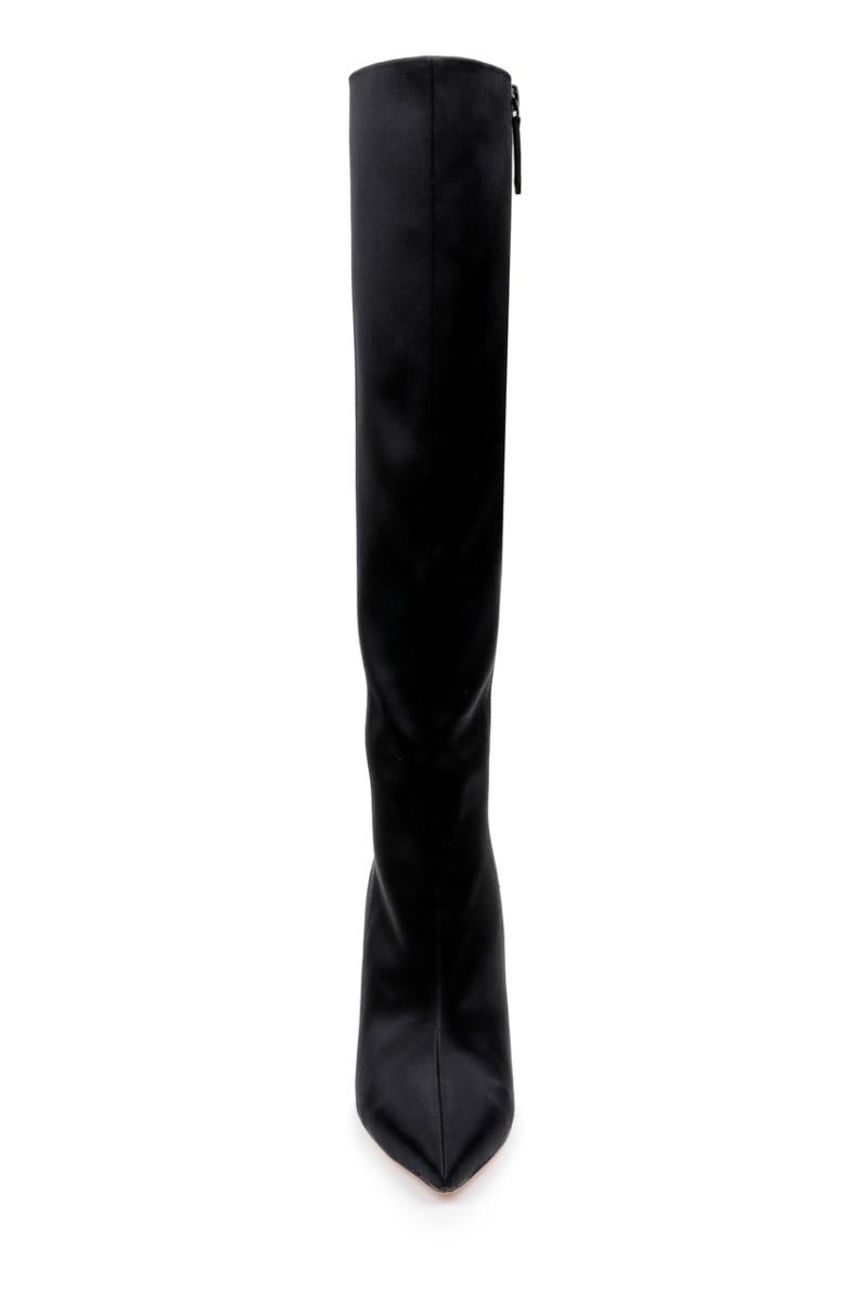 Badgley Mischka Runway Knee High Boot Black | Women Stiletto
