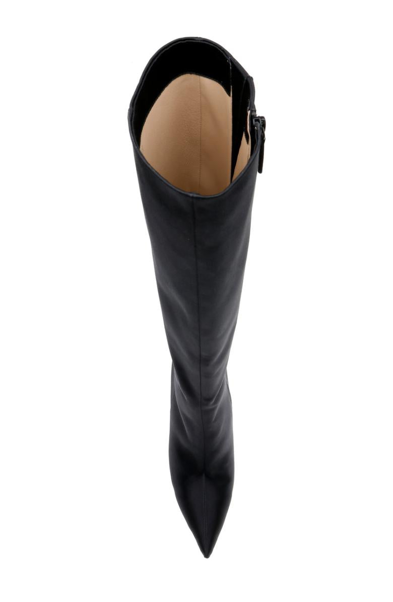 Badgley Mischka Runway Knee High Boot Black | Women Stiletto