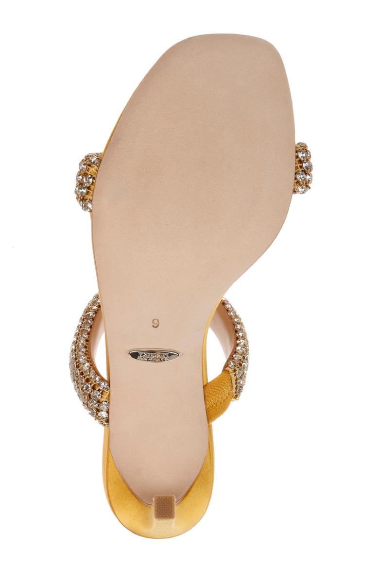 Badgley Mischka Sade Jeweled Double-Band Stiletto Black | Women Stiletto