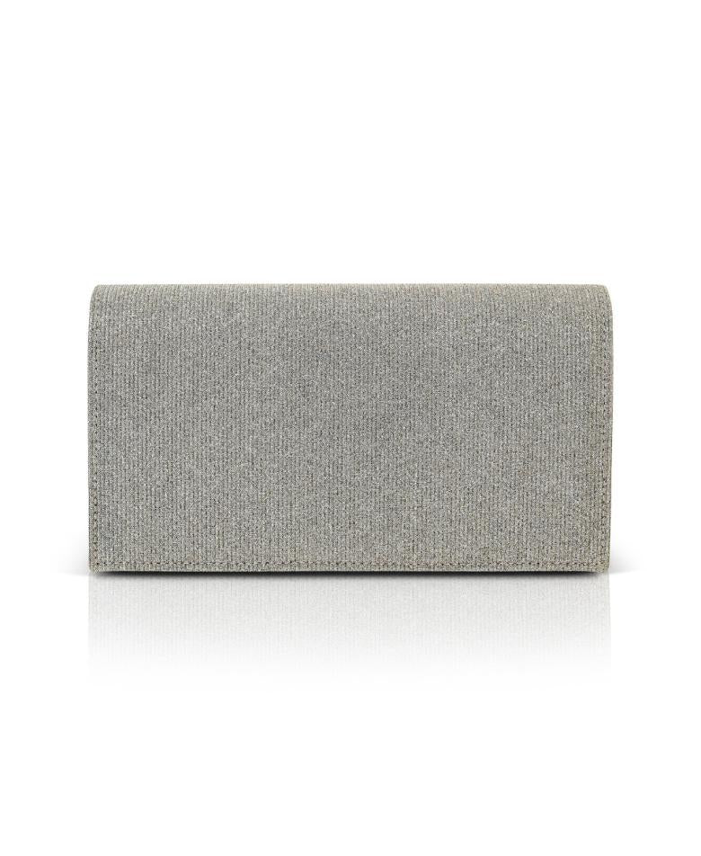 Badgley Mischka Sadie Satin Flap Clutch Red | Women Evening Bags