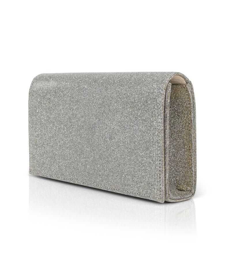 Badgley Mischka Sadie Satin Flap Clutch Red | Women Evening Bags