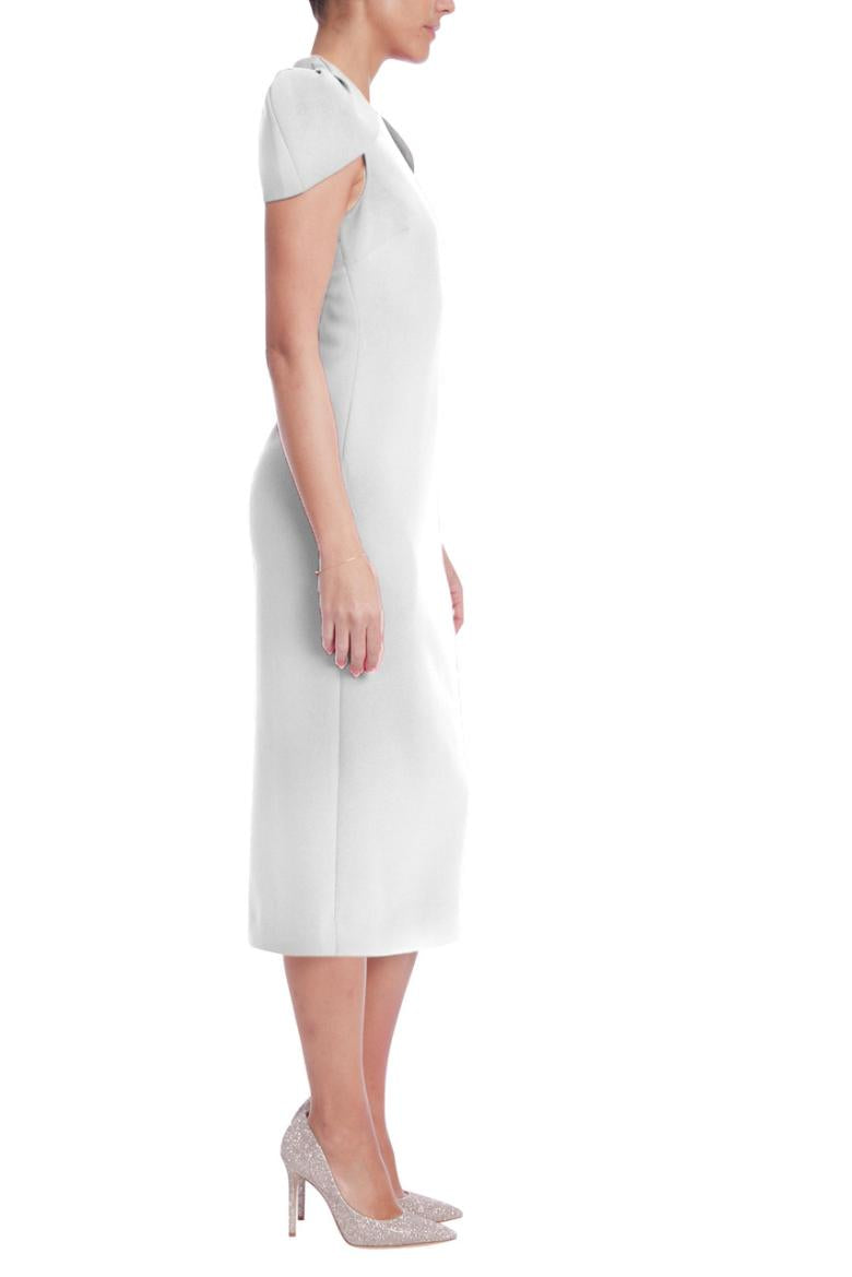 Badgley Mischka Sheath Dress With Cap Sleeve Shrug Red | Women Cocktail