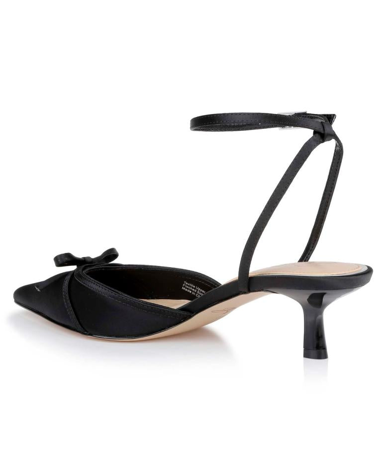 Badgley Mischka Talasia Pointed Toe Kitten Heels Black | Women Best Sellers