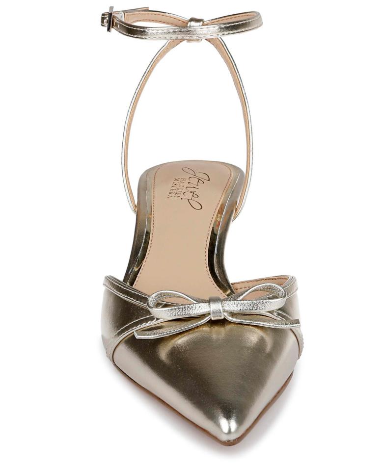 Badgley Mischka Talasia Pointed Toe Kitten Heels Black | Women Best Sellers