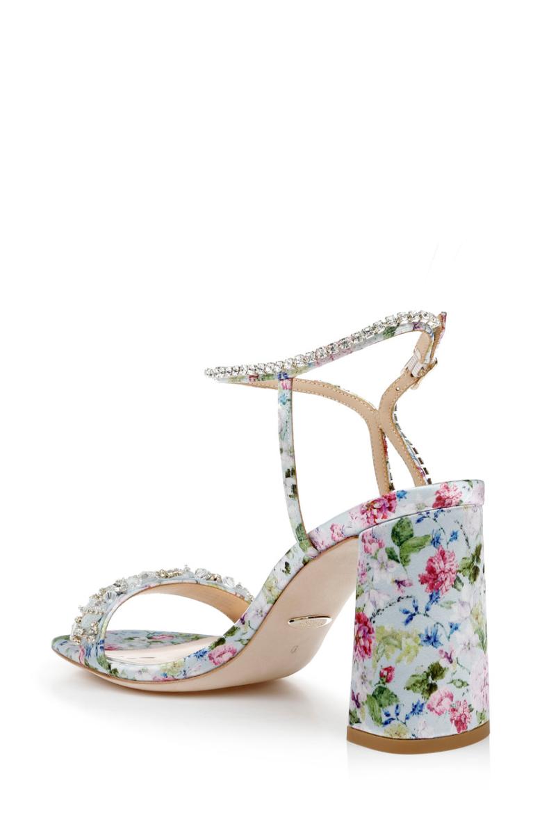 Badgley Mischka Tanisha Block Heel Sandal Ivory | Women Block Heels