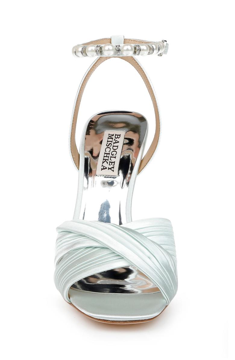 Badgley Mischka Tawny Twist Front Sandal Soft Lavender | Women Stiletto