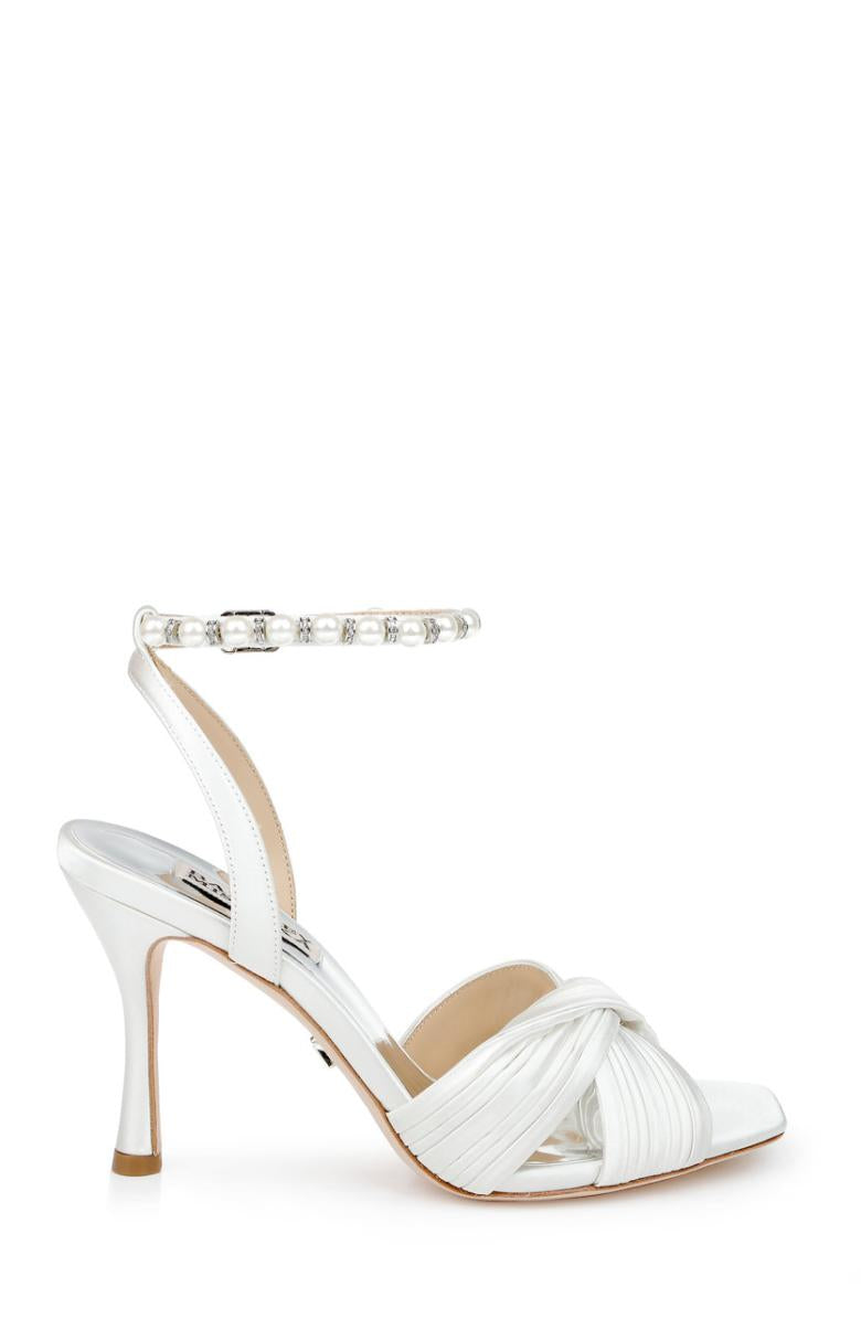 Badgley Mischka Tawny Twist Front Sandal Soft Lavender | Women Stiletto