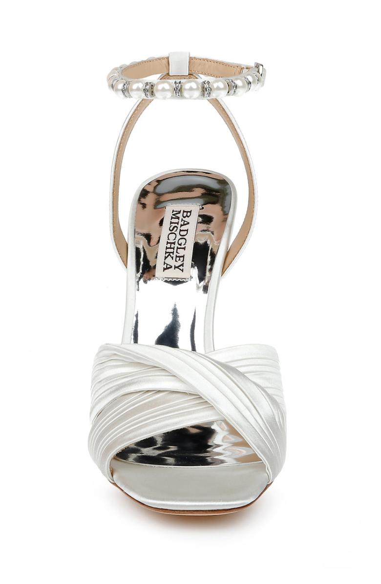 Badgley Mischka Tawny Twist Front Sandal Soft Lavender | Women Stiletto