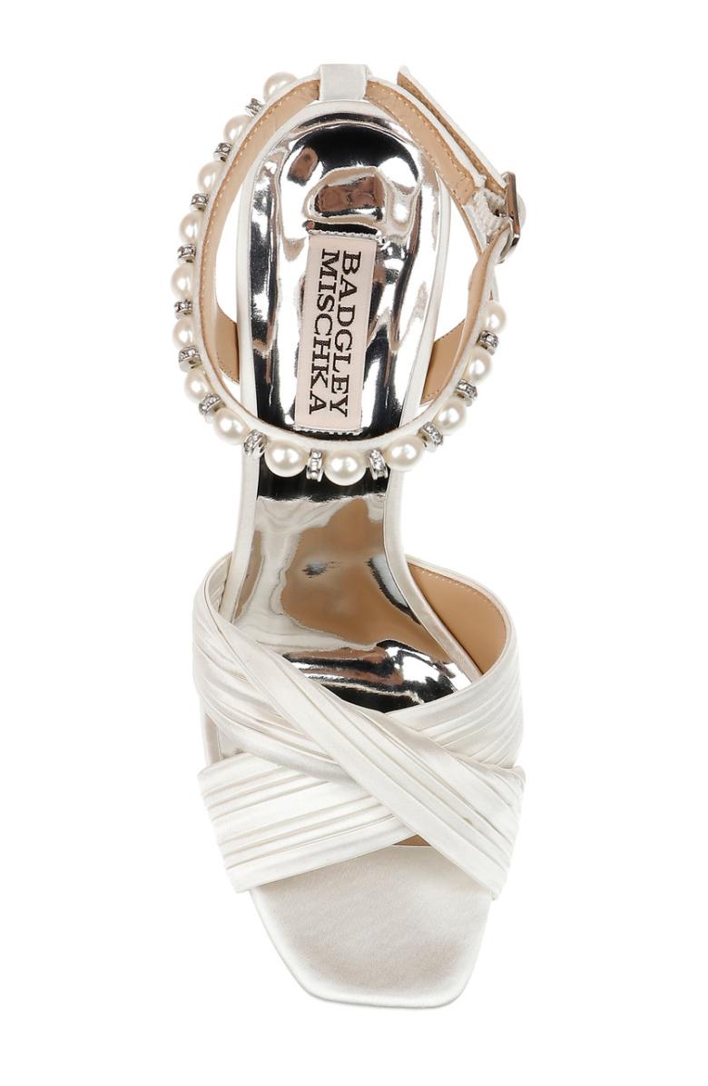 Badgley Mischka Tawny Twist Front Sandal Soft Lavender | Women Stiletto