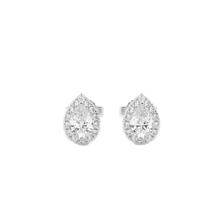 Badgley Mischka Teardrop Sparkle Stud Earrings | Women Diamonds