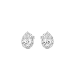 Badgley Mischka Teardrop Sparkle Stud Earrings | Women Diamonds