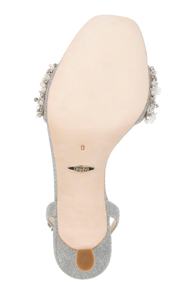 Badgley Mischka Telissa Kitten Heel Sandal Pearl Nude | Women Best Sellers