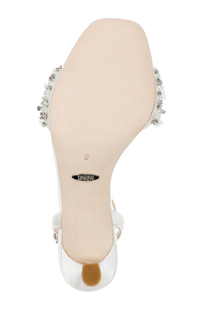 Badgley Mischka Telissa Kitten Heel Sandal Pearl Nude | Women Best Sellers