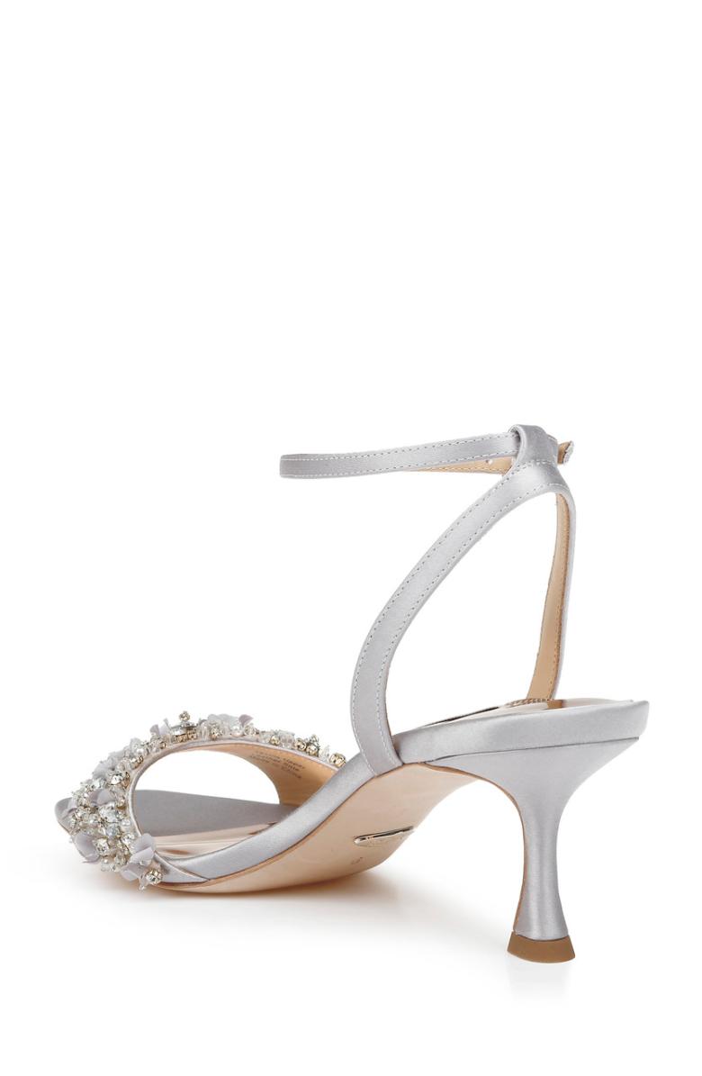 Badgley Mischka Telissa Kitten Heel Sandal Pearl Nude | Women Best Sellers