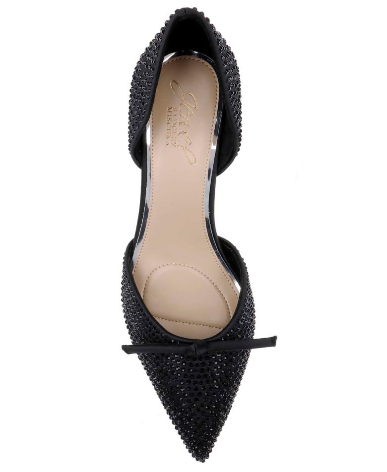 Badgley Mischka Terresa D'Orsay Stiletto Pumps Black | Women Stiletto