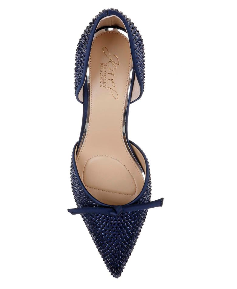 Badgley Mischka Terresa D'Orsay Stiletto Pumps Black | Women Stiletto