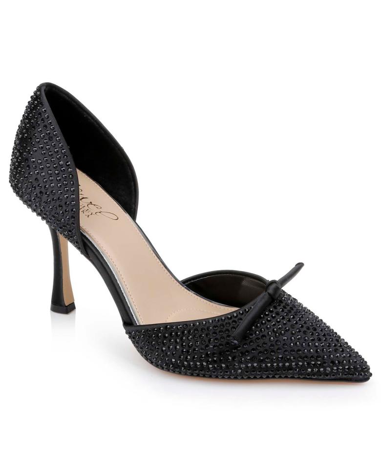 Badgley Mischka Terresa D'Orsay Stiletto Pumps Black | Women Stiletto