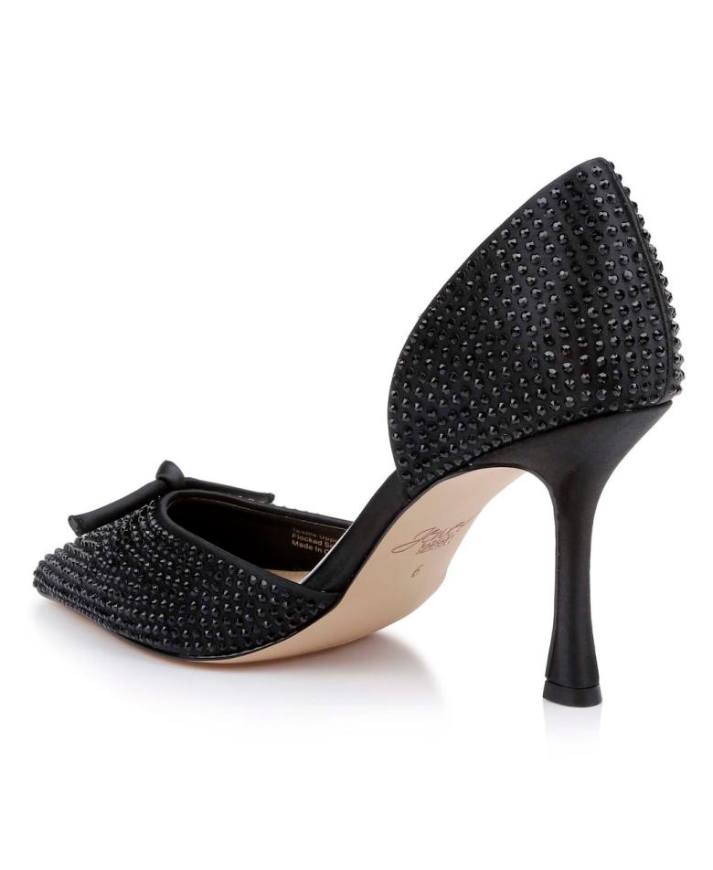 Badgley Mischka Terresa D'Orsay Stiletto Pumps Black | Women Stiletto