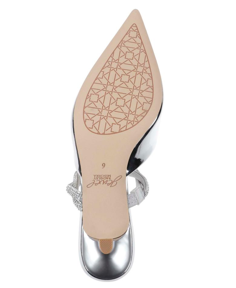 Badgley Mischka Tiffani Kitten Heel Mules Black | Women Kitten Heel