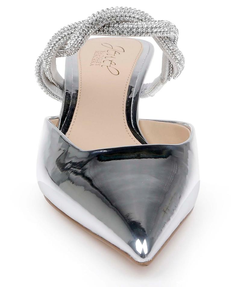 Badgley Mischka Tiffani Kitten Heel Mules Black | Women Kitten Heel