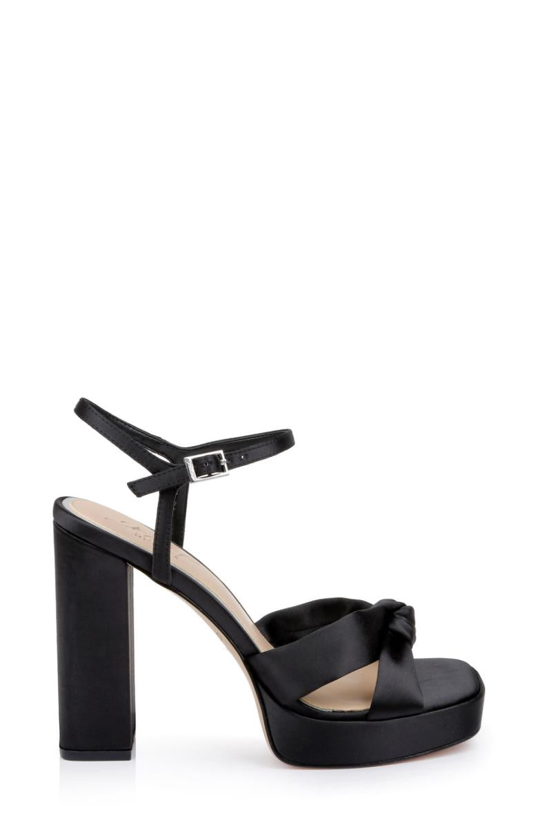 Badgley Mischka Valencia Platform Heels Black | Women Platform