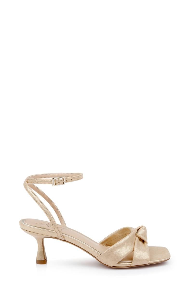 Badgley Mischka Valerie Open Toe Kitten Heels Black | Women Best Sellers