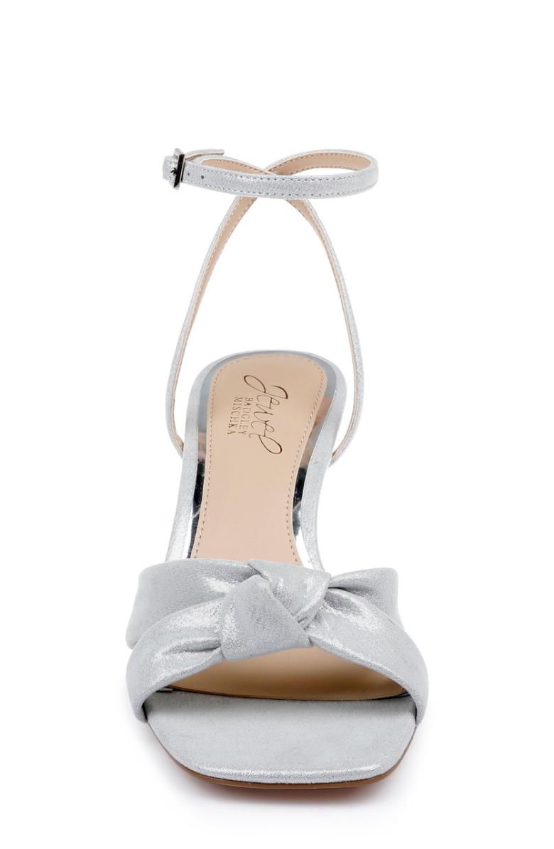 Badgley Mischka Valerie Open Toe Kitten Heels Black | Women Best Sellers