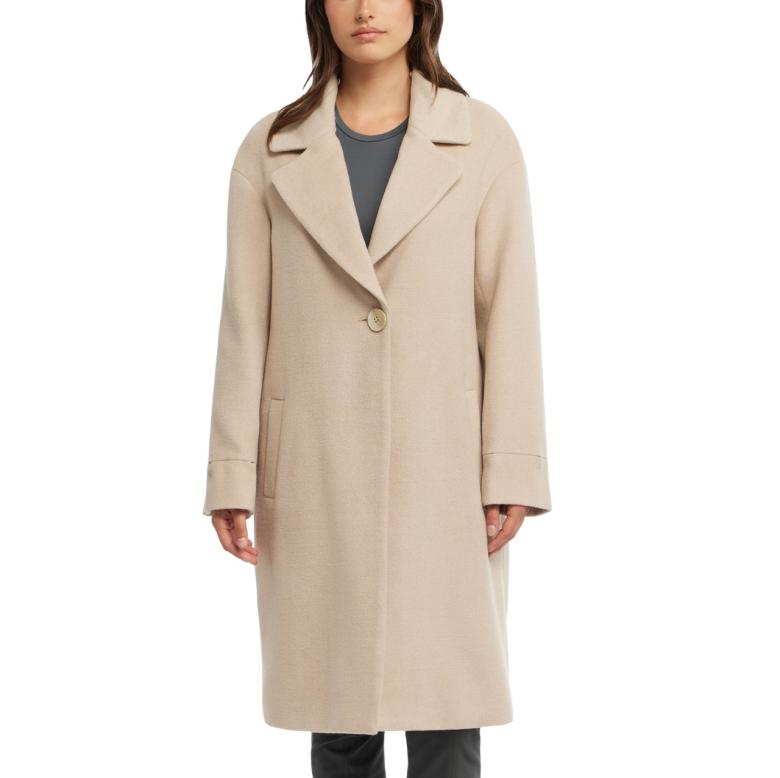 Badgley Mischka Yamini Wool Coat Dusty Lilac | Women Outerwear