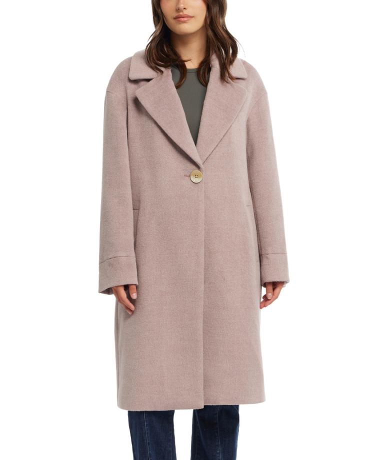 Badgley Mischka Yamini Wool Coat Dusty Lilac | Women Outerwear