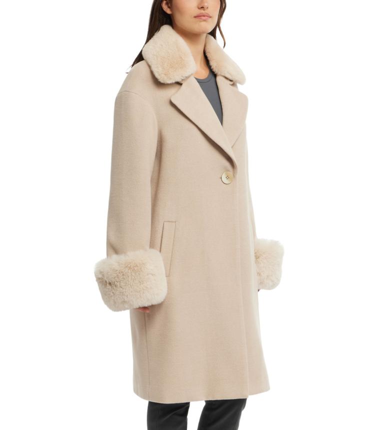 Badgley Mischka Yamini Wool Coat Dusty Lilac | Women Outerwear