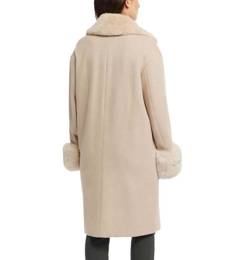 Badgley Mischka Yamini Wool Coat Dusty Lilac | Women Outerwear